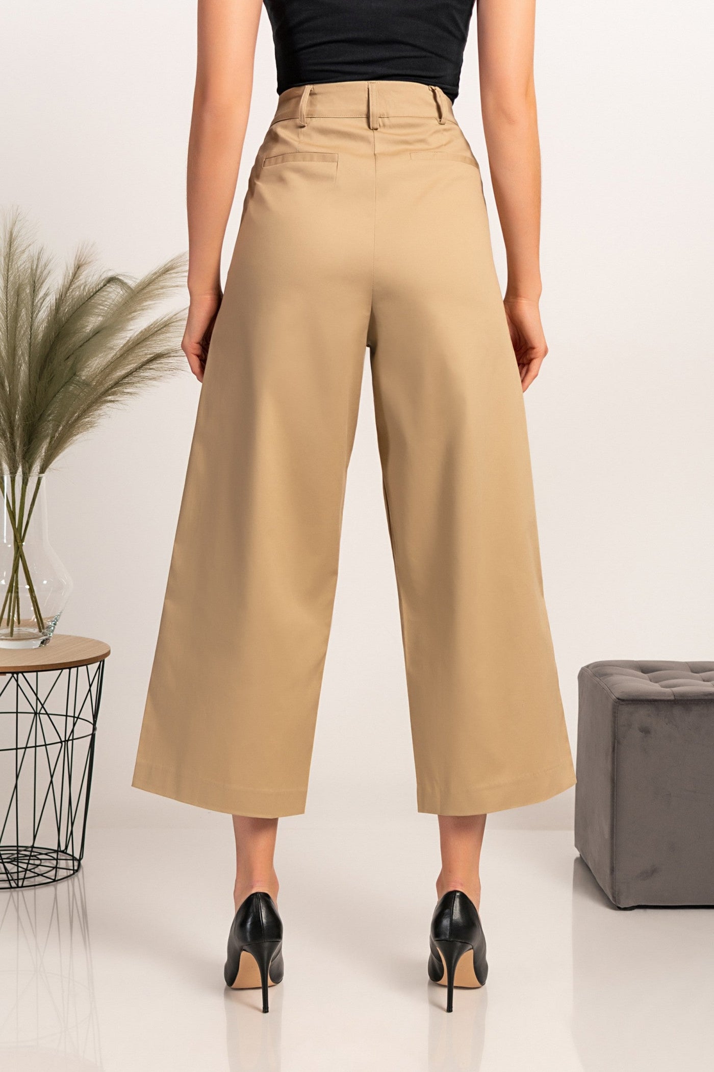 Wide Leg Pants Mancha, beige