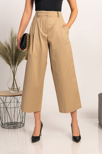 Wide Leg Pants Mancha, beige