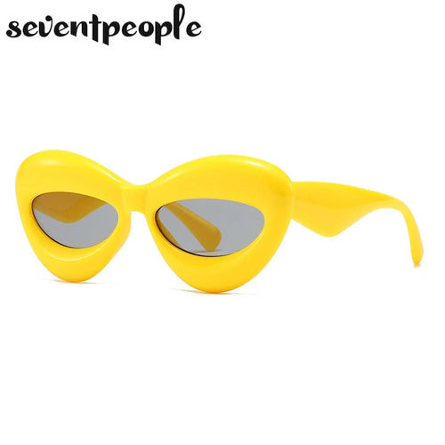 Plush women Cat Eye Sunglasses