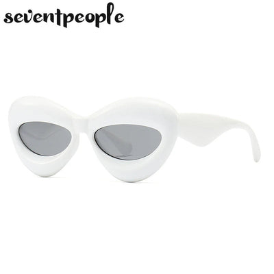 Plush women Cat Eye Sunglasses